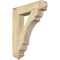 Ekena Millwork Olympic Arts & Crafts Rough Sawn Bracket, Douglas Fir, 6"W x 30"D x 38"H BKT06X30X38OLY03RDF - alternate 1